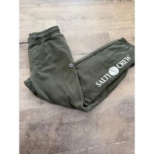 Salty Crew "Tippet" Fleece Joggers - Olive Green - Size Medium